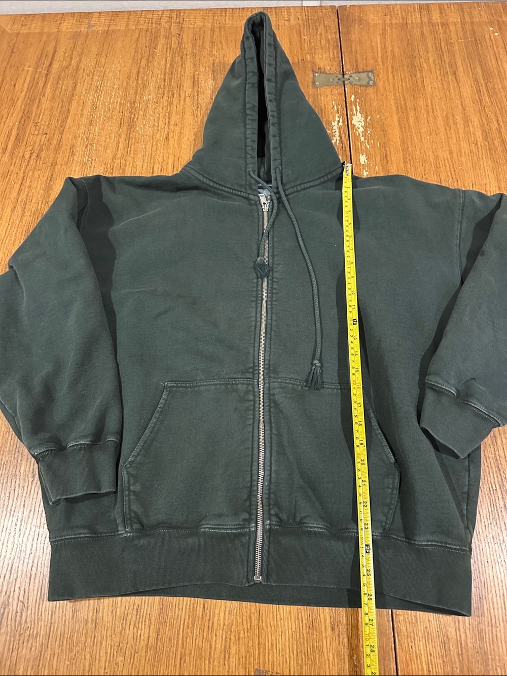 BRANDY MELVILLE Dark Green Zip Up - Picture 2 of 5